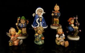 Goebel / Hummel Figures ( 7 ) In Total. Various Sizes and Subjects.