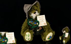 Martin J. Herman Signed and Superior Quality Ltd and Numbered Edition Handmade Mohair Bavarian Teddy