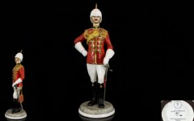 Michael Sutty 1937-2003 Handpainted Limited and Numbered Edition Porcelain Figure modelled in a