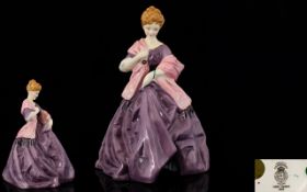 Royal Worcester Hand Painted Porcelain Figurine ' First Dance ' 3629, Modelled by F.G. Doughty.