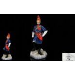 Michael Sutty 1937-2003 Hand Painted Limited and Numbered Edition Porcelain Figure modelled in a