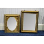 A Pair of Venetian Style Gilt Mirrors two in total, each in gilt swept/ornate frames,