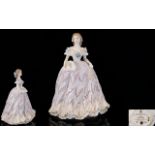 Royal Worcester - Ltd and Numbered Edition Hand Painted Porcelain Figurine ' The Last Waltz '