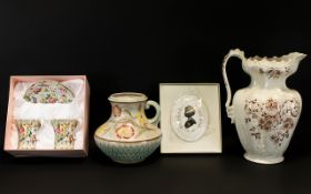 A Collection Of Mixed Pottery Items Four pieces in total to include J.