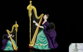 Royal Doulton Handpainted Limited and Numbered edition Porcelain Figure (scarce) Lady Musicians