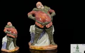 Royal Doulton Figure ' Falstaff' ' HN2054. Designer C.J. Noke. Issued 1950 - 1992. Height 7 Inches -