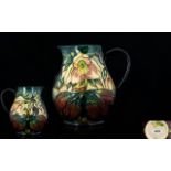 Moorcroft Modern Tubelined jug 'The Ashwood Hellebore Range' Hellebore design.