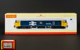 Hornby R2349 BR Co-Co Diesel Electric Class 50 Locomotive. 'Ark Royal' 50 035 0.0. Gauge.