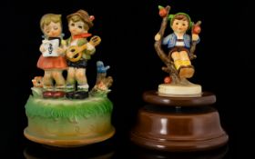 Hummel Rotating Musical Box ' Apple Tree Boy ' Herbst. Height 6.5 Inches - 16.25 cm.