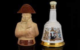 A Fine Quality Figural Bottle of Napoleon Brandy by Teichenne S A 750 cl seal in tact.