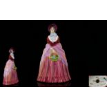 Royal Doulton Style Early 20th Century Hand Painted Figurine - Painted Marks to Underside of Figure