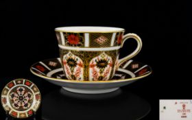 Royal Crown Derby Old Imari Pattern Cup and Saucer, pattern no.