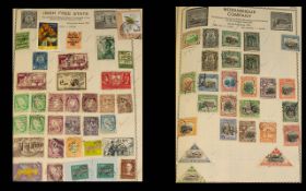Triumph Stamp Album containing World Stamps form 19thC and Early 20thC Countries include Irish Free