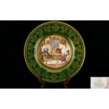 Caverswall Christmas Plate dated 1982, boxed with certificate, number 750 of 1000. Depicting the