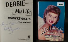 Debbie Reynolds Autograph In Her Hard Back Book 'My Life'.