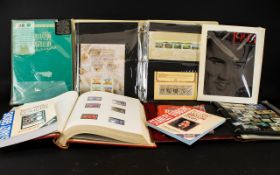 Stamp Interest: Box of Mixed Stamp Albums & Catalogues.