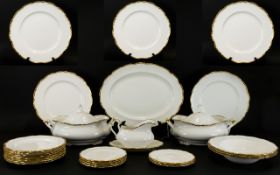 Royal Albert 'Snow Queen' Part Dinner Service (35) pieces in total.