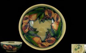 Moorcroft - Modern Ltd and Numbered Edition Tubelined Footed Bowl.