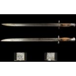 British Pattern 1907 Bayonet marked 1907, Wilkinson Crown over E overall good condition.