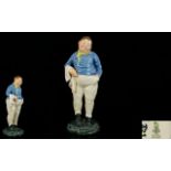 Royal Doulton Hand Painted Figure Dickens Series 'Fat Boy', style three.