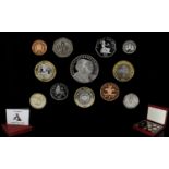 Royal Mint United Kingdom 2007 Proof Coin Collection. This coin collection contains proof