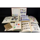 A Collection Of Six Stamp Albums A varied lot to include,