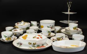 Royal Worcester 'Evesham' Part Dinner Set to include plates, dinner ware,