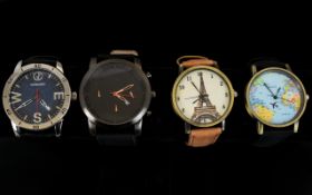 Four Gents Fashion Wristwatches - All St