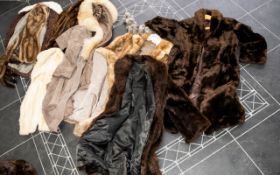 A Collection of Assorted Fur Coats/Jacke