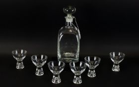 Glass Drinking Set with heavy glass Deca