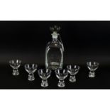 Glass Drinking Set with heavy glass Deca