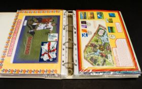 Coin and Stamp Cover Album with about 28