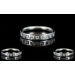 Platinum Half Eternity Diamond Set Ring