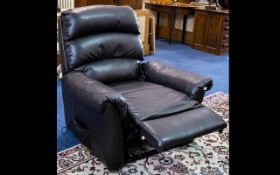 A Contemporary Leather Reclining Chair P