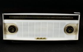 A Mid Century GEC Radio Cat No 402 Registered design 892394, In very good condition. Please see