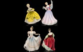 A Collection of Royal Doulton Figures to include 'The Last Waltz', approx 8" high,