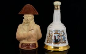 A Fine Quality Figural Bottle of Napoleon Brandy by Teichenne S A 750 cl, seal intact.