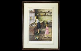 Tom Dodson 1910 - 1991 Ltd and Numbered Edition Colour Print / Lithograph. Titled ' The Spot '