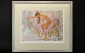 Signed Thornton Utz Limited Edition Print 'Morning Melody'. Framed and behind glass. Full provenance