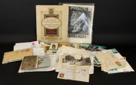 A Folder Containing A Mixed Collection Of Postal History First Day Covers Dates to include,