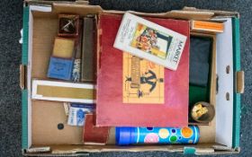 A Mixed Box Of Vintage Games A varied lot to include Chad Valley Kaleidoscope,