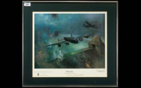 Frank Wooton - Aviation Artist OBE 1911 - 1998 Pencil Signed by the Artist Ltd and Numbered Colour