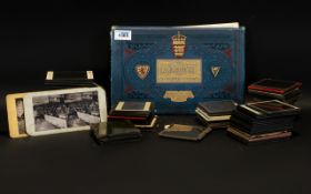 A Mixed Collection Of Magic Lantern Slides Approx 100 in total to include various subjects eg.