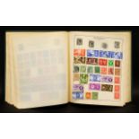 The Strand Stamp Album Approx one quarter filled to include Denmark, Great Britain, Hungary,
