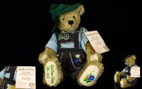 Martin J. Herman Superior Quality / Signed Ltd and Numbered Edition Handmade Mohair Teddy Bear -