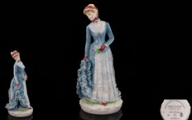 Royal Worcester The Victoria And Albert Museum Ltd And No Edition. Hand Painted Porcelain Figure,