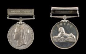 Egypt Medal 1882-89, With Suakin 1885 Clasp,
