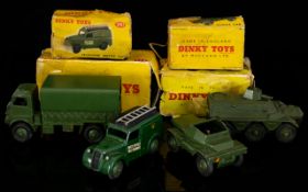 Dinky Diecast, Four Models In Original Boxes.