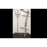 Antique Farmers Oxen Yoke Length 65 inches, aged patina.