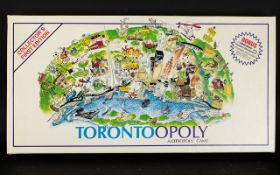 Collectors First Edition 'Torontoopoly' Board Game - Excellent Condition.